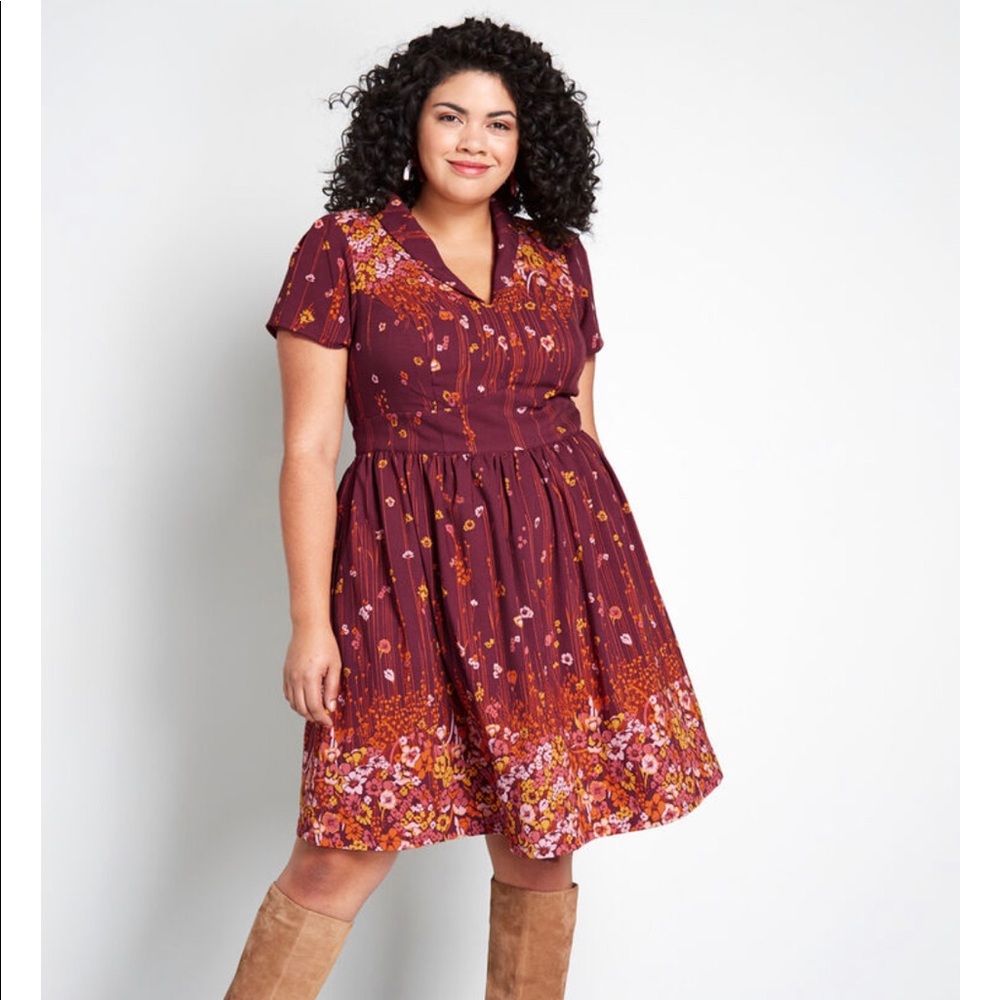 ModCloth Lively Identity Short Sleeve dress